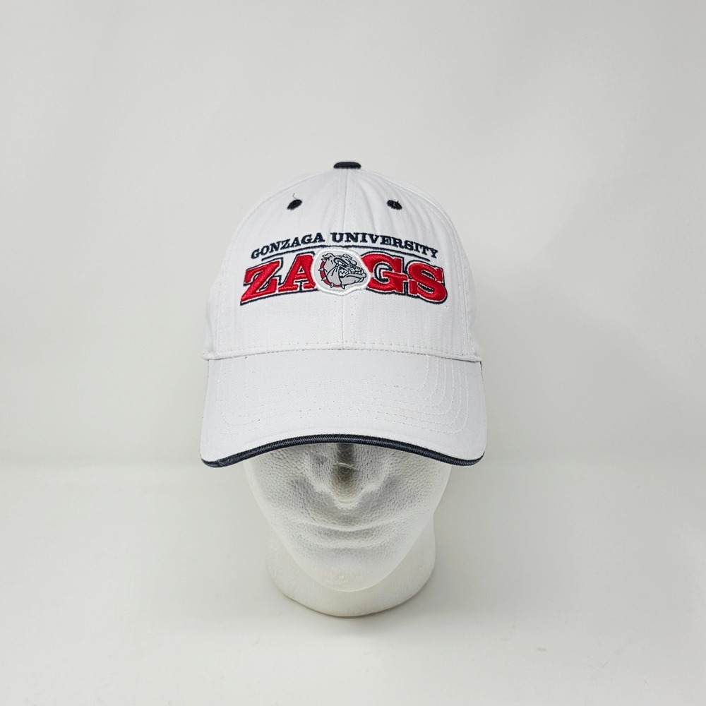 Top of the World Gonzaga University Zags‎ Hat Mens White Adjustable Baseball Cap